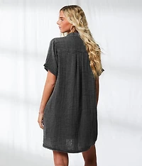 Resort Edit - Washed Button Down Dress