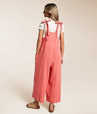 Pleated Wide Leg Jumpsuit