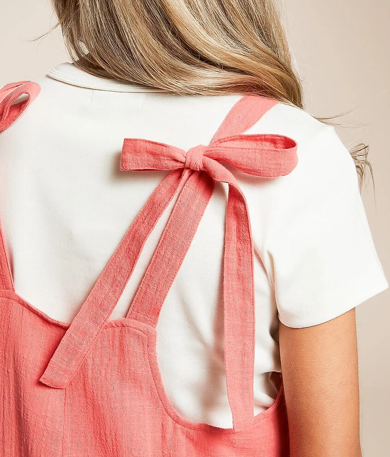 Pleated Wide Leg Jumpsuit