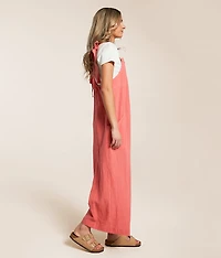 Pleated Wide Leg Jumpsuit