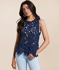 Crochet Fringe Tank Top