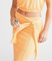 Textured Midi Skirt