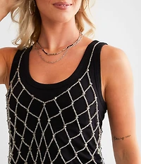 Beaded Tank Top