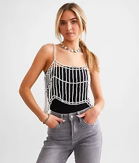 Glitz Cropped Tank Top