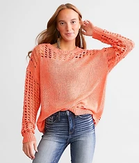 Pointelle Knit Sweater