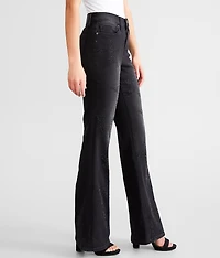 High Rise Rhinestone Star Flare Jean