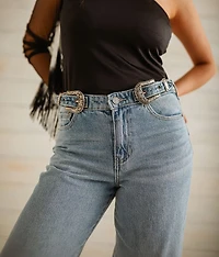 Ultra High Rise Wide Leg Jean