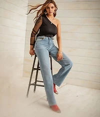 Ultra High Rise Wide Leg Jean