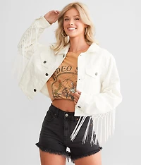 Fringe Denim Jacket