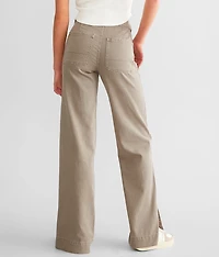 90's Wide Leg Straight Split Pant