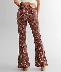 Paisley Corduroy Flare Pant