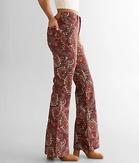 Paisley Corduroy Flare Pant