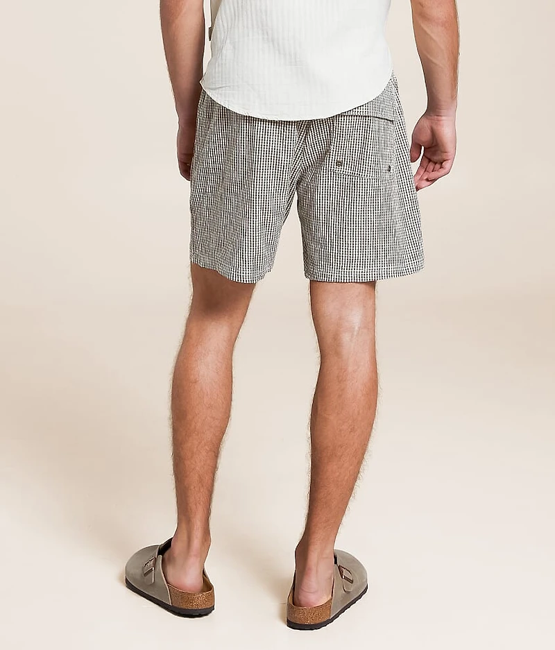 Sands Gingham Stretch Short