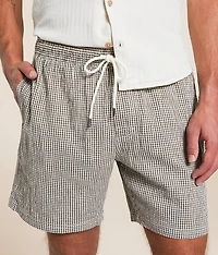 Sands Gingham Stretch Short