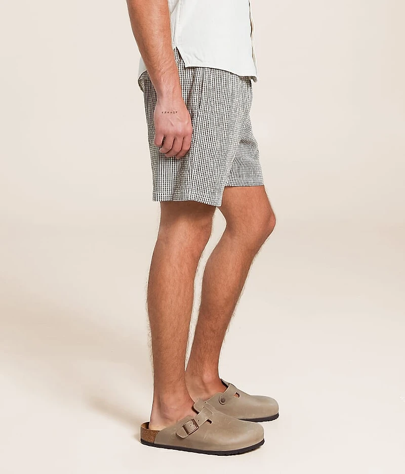 Sands Gingham Stretch Short