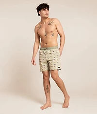 Kaleb Stretch Swim Trunks