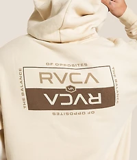 Double Bar Split Hooded Sweatshirt