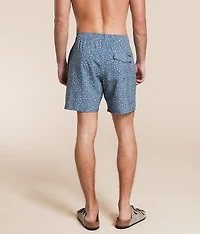 Floral Stretch Swim Trunks