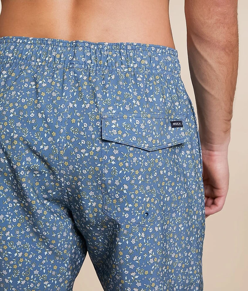 Floral Stretch Swim Trunks