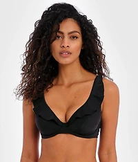 Jewel Cove Apex Ruffle Underwire Swim Top