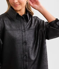 Faux Suede Shacket
