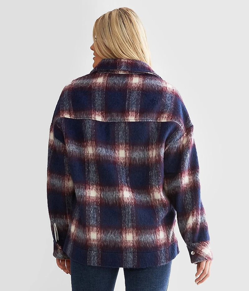 Brushed Plaid Shacket