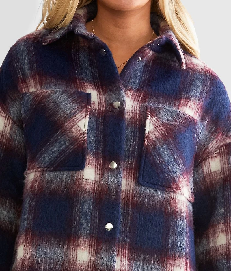 Brushed Plaid Shacket
