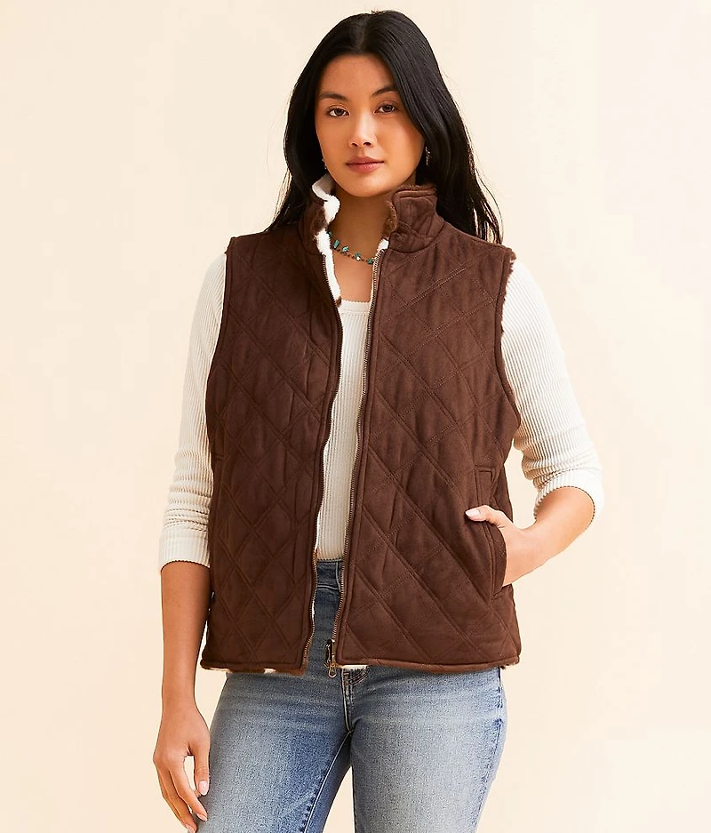 Reversible Faux Fur Vest