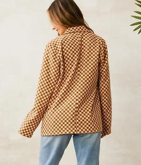 Checkered Blazer