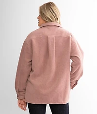 Pieced Fleece Shacket