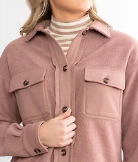 Pieced Fleece Shacket