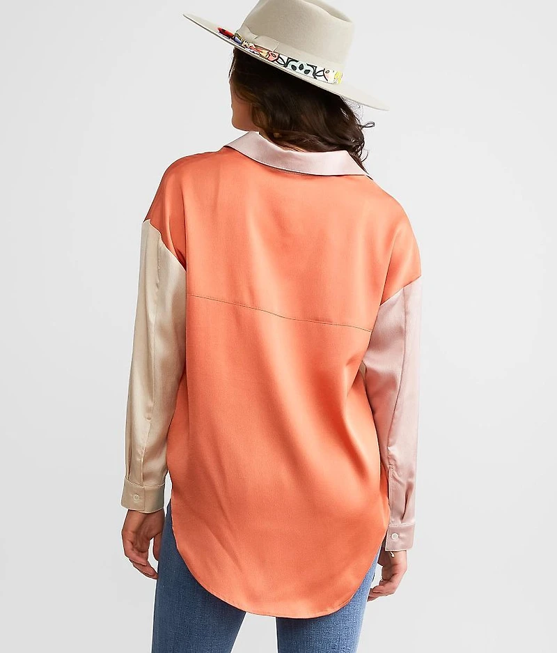 Color Block Blouse