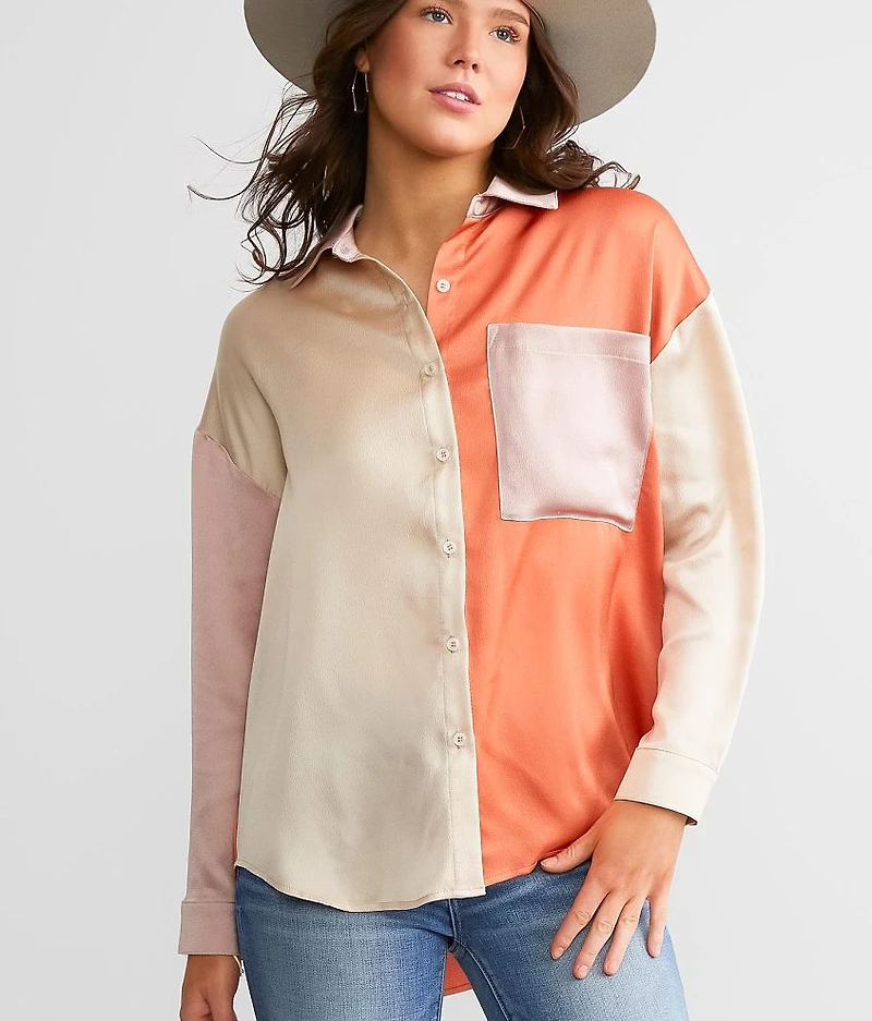 Color Block Blouse