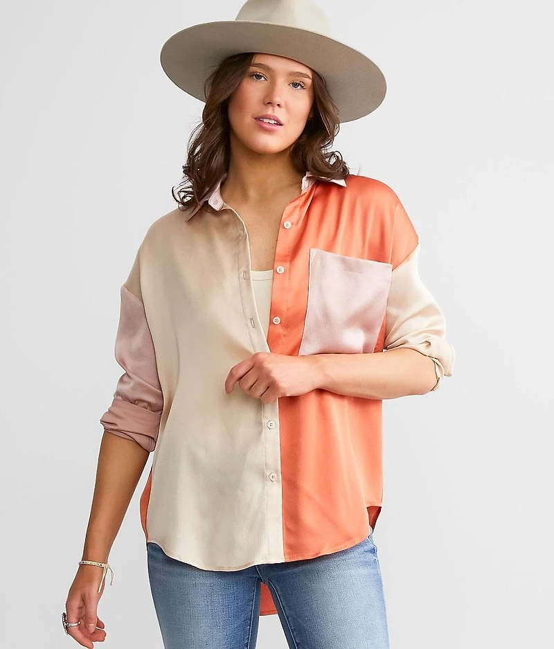 Color Block Blouse