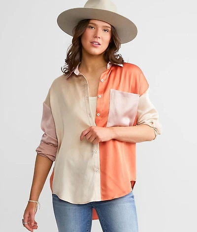 Color Block Blouse