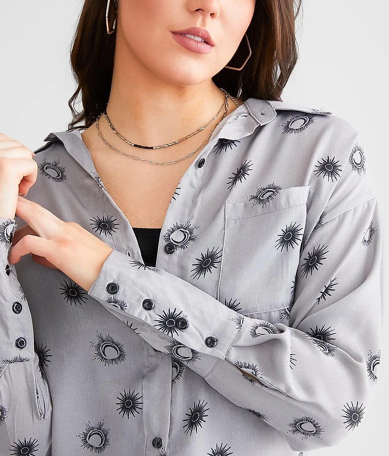 Celestial Satin Blouse