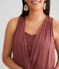 Surplice Tank Top
