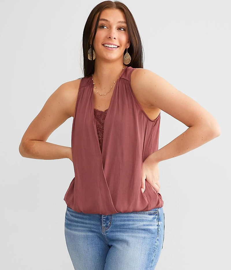 Surplice Tank Top