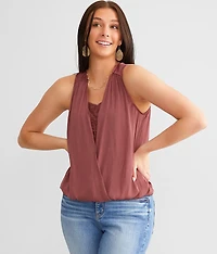 Surplice Tank Top