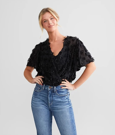 Sparkle Fringe Layered Bodysuit