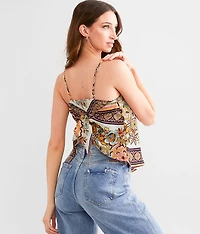 Satin Hanky Tank Top