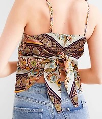 Satin Hanky Tank Top