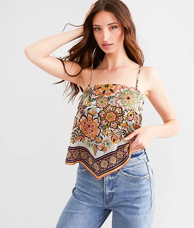 Satin Hanky Tank Top