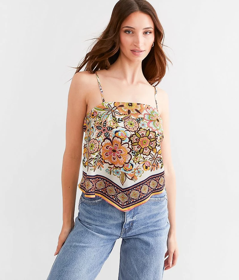 Satin Hanky Tank Top