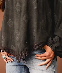 Embroidered Hanky Top