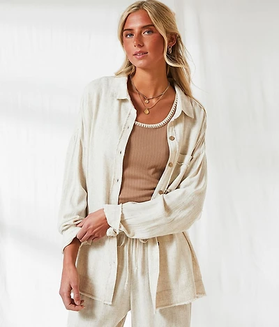 Resort Edit - Linen Blend Blouse
