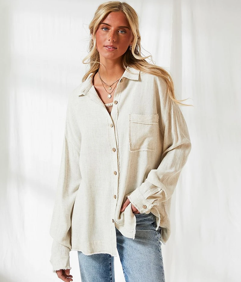 Resort Edit - Linen Blend Blouse