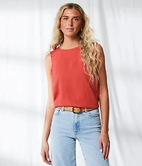 Resort Edit - Back Button Tank Top