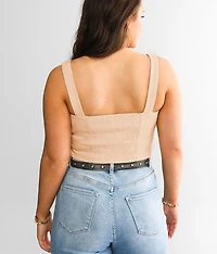 Ribbed Knit Lined Brami