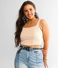 Ribbed Knit Lined Brami